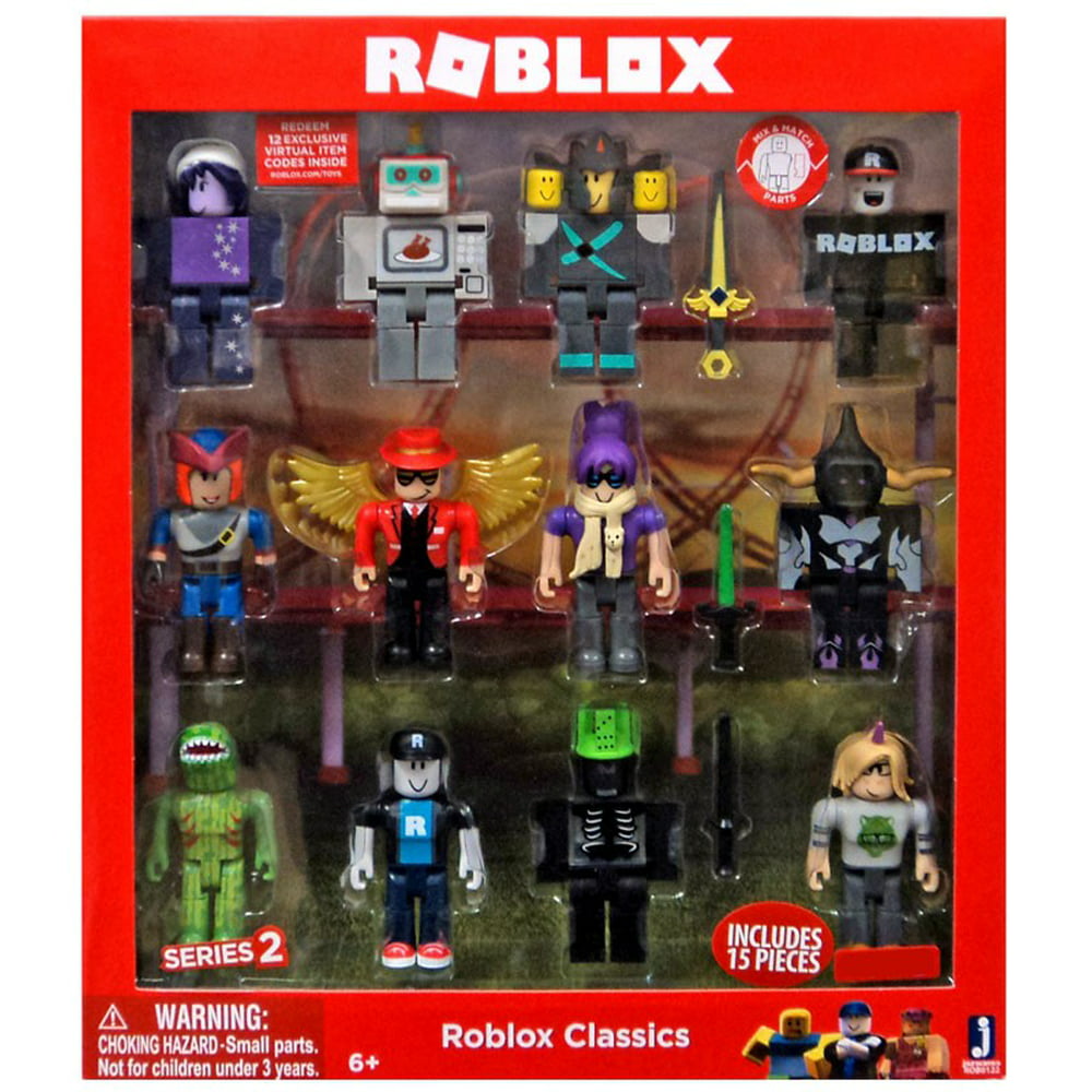 Series 2 Roblox CLassics Action Figure 12-Pack [Includes 12 Online Item ...