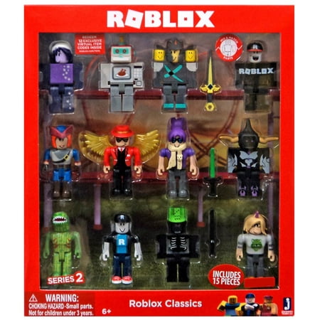 Series 2 Roblox Classics Action Figure 12 Pack Includes 12 Online Item Codes - 