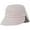Beige, variant on CoCopeaunts Bucket Hat for Women Sun Protection Pleated Fisherman Hat Four Seasons Solid Color Cycling Hiking Ponytail Hat