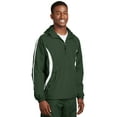 thumbnail image 4 of Sport-Tek Colorblock Raglan Anorak-4XL (Forest Green/White), 4 of 5
