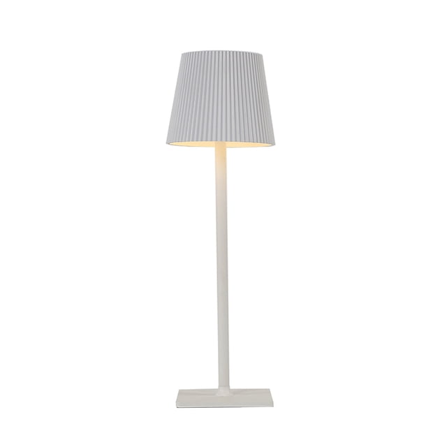 Art Atmosphere Lamp Lámpara Mesa Plisada Con Carga USB Nocturna (Blanco 4000mAh)