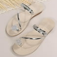 thumbnail image 5 of WIZUTIZ Bedroom Slippers Women Casual Slides for Women Summer Jeweled BOHO Sparkly Slide Sandals Shower Shoes BOHO Knitted Beach Sandals Outdoor Slides Mother's Day Gift, 5 of 6