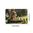 thumbnail image 3 of EGNMCR Bathroom Rugs, Area Rug, Easter Day Carpet Entrance Door Mat Household Absorbent Nonslip Foot Mat Dirt Proof Mat Bathroom Nonslip Mat Size 15.7x23.6 In Polyester Room floor mats, 3 of 6