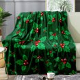 thumbnail image 5 of Xuniizn Christmas Blanket for Couch, Soft Christmas Throw Blanket, Warm Thicken Flannel Sherpa Blanket Microfiber Machine Washable for Bedroom, Fleece Blanket, Christmas Decorations for Home, 5 of 7