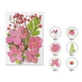 thumbnail image 2 of Colorful Natural Dried Flowers and Embossed Decorative Set, 2 of 5