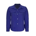thumbnail image 3 of Long Sleeve Shirts For Women Blouse Striped Button Down Shirts for Women Cotton Dress Shirt Long Sleeve Collared Blouse Tops Business Office Attire Work Tops For Women, 3 of 5