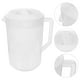 thumbnail image 5 of Hervidor medidor con báscula, recipiente para bebidas con tapa, resistente al calor, jarra de plástico para agua fría y jugo (5000 ml, blanco), 5 of 5