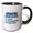 Black/White, variant on 3drose, Operating Room Nurse. Talent, Determination, Good Looks. Funny Gift, 11oz Mug