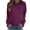 Hot Pink-A, variant on Bigersell Womens Sweatshirts Clearance Casual Crewneck Sweatshirt Solid Color Long Sleeve Shirts Soft Lightweight Loose Pullover Tops Winter Warm Sweatshirts No Hood Army Green-A XXL