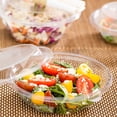 thumbnail image 3 of Basic Nature 12 oz Round Clear PLA Plastic To Go Bowl - Compostable - 6" x 6" x 1 1/2" - 500 count box, 3 of 3