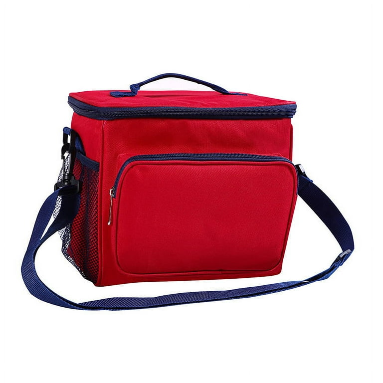 Eguiwyn Lunchboxes Women with Containers Reusable insulated Lunch Bag with  Side Pocket Leak Proof Lunch Box with Soft Padded Handles for Work School