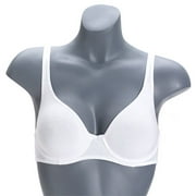 Angle View: Hanes Her Way - Stretchy Cotton Underwire Bra