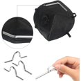 thumbnail image 4 of 50/100/200 Pcs Support en Métal DIY Nez en Aluminium 85mm, 4 of 8