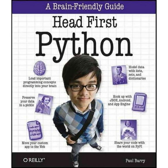 Pre-Owned Head First Python: A Brain-Friendly Guide (Paperback) 1449382673 9781449382674