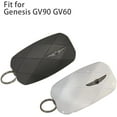 thumbnail image 3 of HUGFEGWE for Genesis GV90 GV60 Premium TPU Transparent Key Fob Cover Compatible for Genesis GV90/GV60 Car Key Case Remote Control Protective Case CA919-118044, 3 of 4