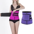 thumbnail image 4 of Lady Stretch Control de barriga Ejercicio Body Shaper Púrpura XXL Yuyangstore Entrenador de cintura para mujer, 4 of 8