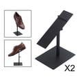 thumbnail image 1 of 2x Estante de Exhibición de de Metal, Soporte Ajustable Negro, Soporte , Estante de Ahorro de Espacio, Tienda, de material cuero BLESIY estante del zapato de la tienda, 1 of 8