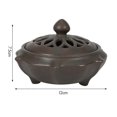 thumbnail image 2 of Ceramic Mosquito Repellent Incense Burner Classical Living Room Decor Porcelain Coil Incense Holder, 2 of 5