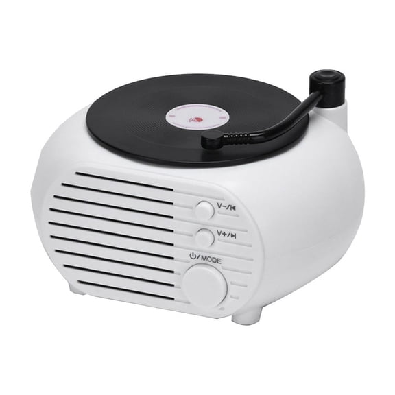 Mrzvby Gifts for Women Clearance!5W Bluetooth 5.3 Vinyl Record Player Bluetooth Speaker USB Charging Mini Portable Wireless Speaker Wonderful Speaker Gifts Family Gatherings Outdoor