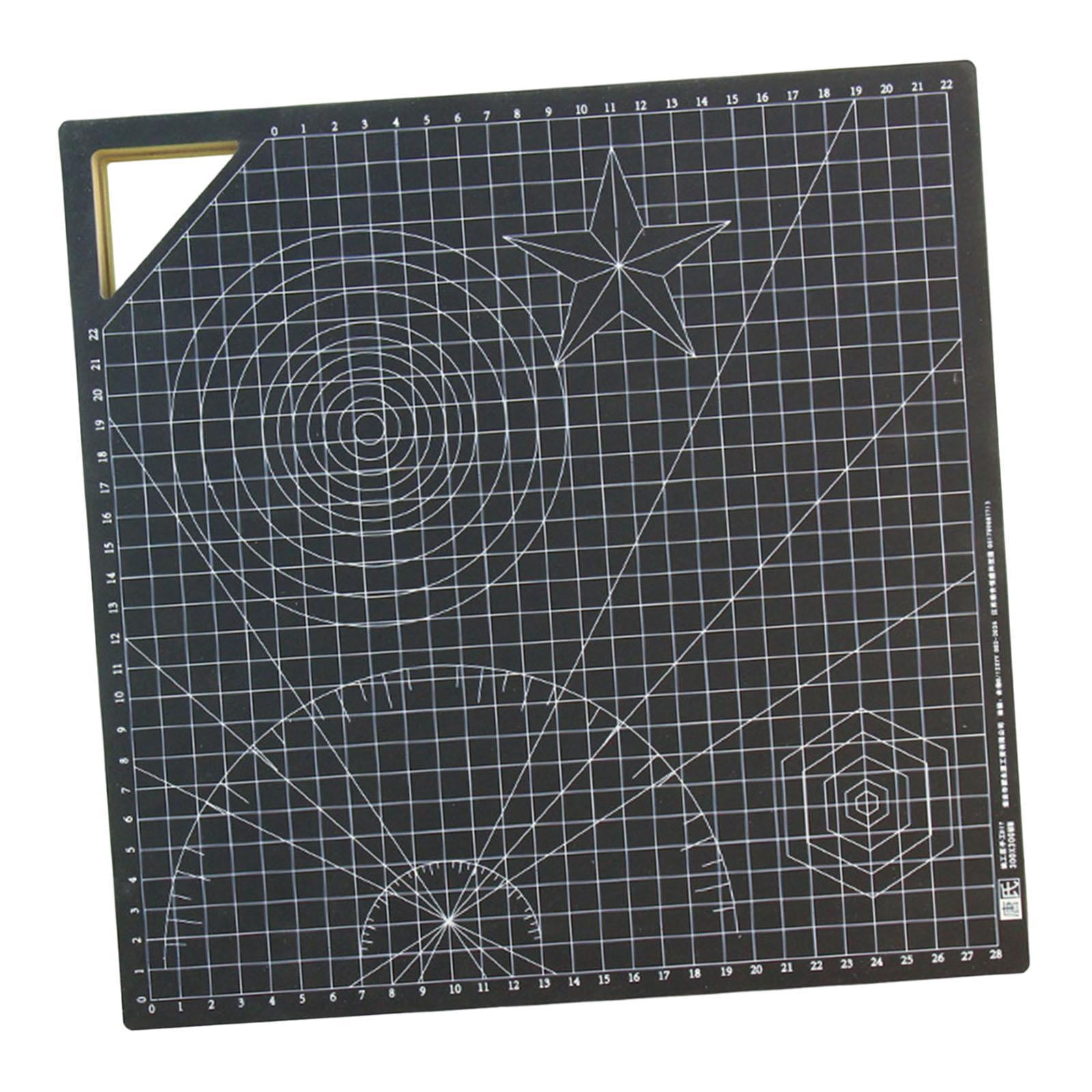 GUOOL Cutting Mat Double Sided Non Slip Square Rotary Board Crafted From Thickened Wood Material for Sewing Scrapbooking Projects Suitable for DIY Crafts Ho 30 cm