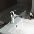 thumbnail image 3 of Kibi Harmony Single Handle Bathroom Vanity Sink Faucet with Pop Up Drain, 3 of 3