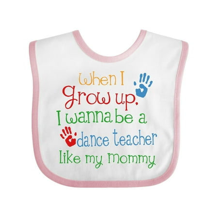 

Inktastic Dance teacher Like Mommy Gift Baby Boy or Baby Girl Bib