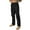 Black, variant on FEDTOSING Mens Casual Pants Stretch Lightweight Beach Pants for Men, Sizes 30-38