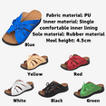 thumbnail image 6 of CHICVOMEY Women's Sandals 2025 Platform Slide Sandals with Bow Breathable Lightweight Summer Beach Shoes for Women Casual Walking Sandals, 6 of 6