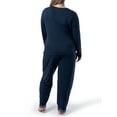 thumbnail image 5 of Fruit of the Loom Women's Sleep Soft & Breathable Long Sleeve Top & Pant Set, Sizes S-4X, 5 of 19