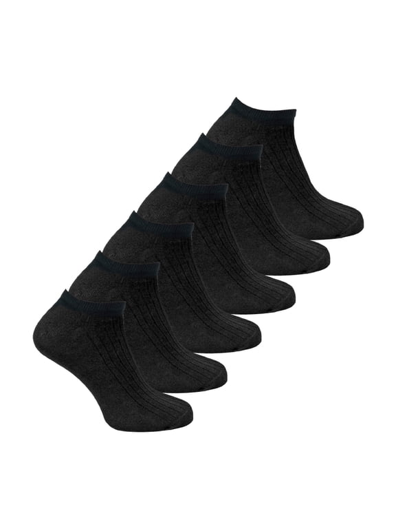 Men's 100% Cotton Ankle Socks | Sock Snob | Breathable No Show Soft Invisible Trainer Socks