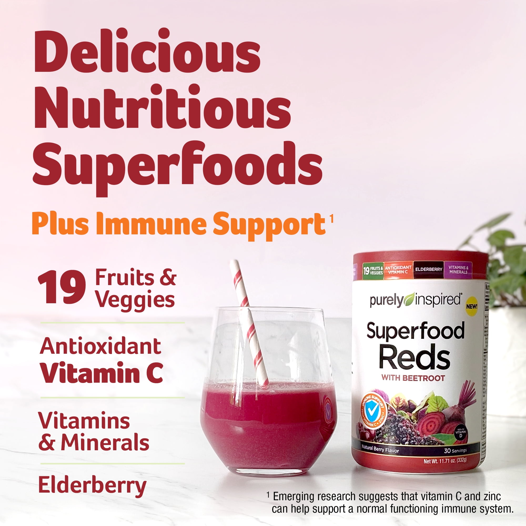 Purely Inspired Reds Superfood Powder Superfood Reds Powder with