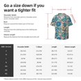 thumbnail image 4 of Lafuoo Vintage Floral Butterflies Pattern Men's Cuban Collar Short Sleeve Shirt, Button-Down Resort Beach Pocket Shirt-XX-Large, 4 of 7
