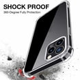 thumbnail image 3 of ziyahi Phone Cover Shockproof Soft Case Anti-drop TPU Clear Cover, Replacement for iPhone 12/12 Pro, 3 of 8