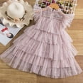 thumbnail image 4 of Vestido de hada de estilo occidental para mujer moderno y de moda, pastel de niña, falda de malla, traje de cumpleaños para niños, 4 of 5