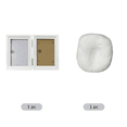 thumbnail image 6 of White Pets' Memory Frame, Dual Foldable Paw Print Frame Kit with Soft Clay Impression Pad, Excellent Wood, Transparent Glass, Elegant Home Decor, Unique Personalized Pet Present for Pet Lovers, 6 of 7