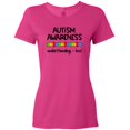 thumbnail image 3 of Inktastic Autism Awareness Understanding and Love with Puzzle Pieces Women's T-Shirt, 3 of 5