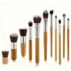 thumbnail image 2 of Set de brochas de maquillaje para difuminar la base de maquillaje, contornear y aplicar polvos y líquidos. Kit de herramientas de belleza con brochas suaves., 2 of 7