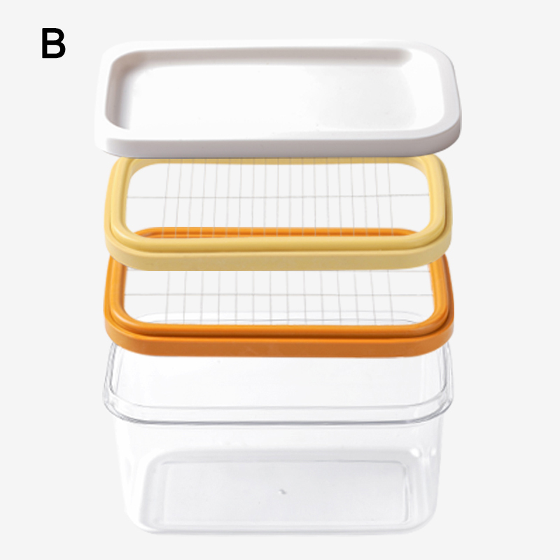 HRSR Plastic Butter Dish Covered Butter Dish with Lid Plastic Butter