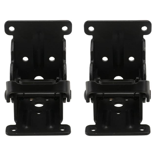 Folding Table Legs Bracket Furniture Spring Hinges Black 2Pcs 2.6X2.5X2.1In