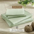 thumbnail image 7 of TOSMO Luxury Sheet Set 4 Piece King Size - 100% Viscose Derived from Bamboo - 18” Extra Deep Pockets, Oeko-Tex Certified, Silky Soft, Cooling and Breathable, 7 of 7