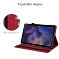 thumbnail image 3 of Allytech Samsung Galaxy Tab A8 10.5" X200 Case, Multi Angle Viewing Stand Cards Pocket Auto Sleep Wake Shockproof Full Protection Case Cover for Samsung Galaxy Tab A8 10.5-Inch X200 X205 - Red, 3 of 6