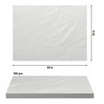 thumbnail image 4 of Crown Display 100 Mylar Foil Sheets For Gift Wrapping Gift Basket Filler - 20" x 30" - Silver, 4 of 5