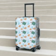 thumbnail image 2 of Lsque Turtles And Goldfish Printed Luggage Cover, Travel Luggage Protector,Scratch and Dirt Resistant, Fits 18-32 Inch Luggage - Medium, 2 of 9