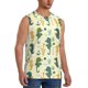 thumbnail image 2 of Fotbe Seahorse Men's Camiseta sin Mangas Estampada para Hombres, Playera Casual para Gimnasio, Entrenamiento, Playa-3X-Large, 2 of 7