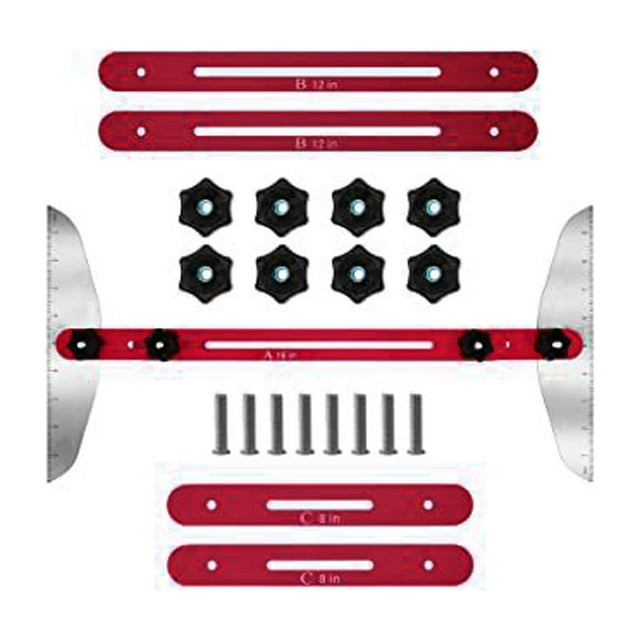 Huanglei Stair Tread Template Tool Stair Gauge Set Shelf Layout Measuring Tool For Stairs Partitions Self And Cutting Drywall