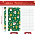 thumbnail image 2 of Vintage Santa Wrapping Paper Roll – 1 Roll 17”x 33 ft Christmas Gift Packing Supply Green Gift Wrapping Paper for kids Adults Christmas Holiday Decoration, 2 of 14