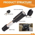 thumbnail image 4 of Meta Hardware Cerraduras De Enganche Para Remolque Con Pasador De 5/8 Pulgadas, Compatible Con Receptores De Enganche Clase Iii Iv De 2 Pulgadas, Cerradura De Enganche Con Juntas Tóricas Antisonajero, 4 of 5