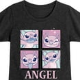 thumbnail image 3 of Disney - Lilo & Stitch - All The Expressions of Angel - Toddler & Youth Girls Short Sleeve Graphic T-Shirt, 3 of 5