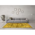 thumbnail image 3 of Ahgly Company Indoor Rectangle Persian Yellow Traditional Area Rugs, 2' x 4', 3 of 4