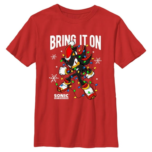 Boys Sonic the Hedgehog Bring It On Shadow Lights T Shirt